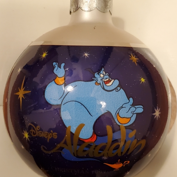 Vintage 1994 Disney Ornaments Pinocchio, Beauty & the Beast, Aladdin, Lion King - Picture 15 of 16